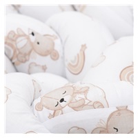 Ochranný mantinel do postieľky vrkoč New Baby Medvedíky