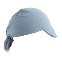 Detská letná mušelínová šatka so šiltom New Baby blue