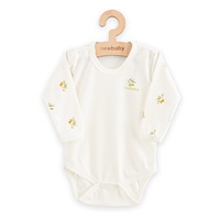 Dojčenské body s dlhým rukávom z organickej bavlny New Baby Olivy