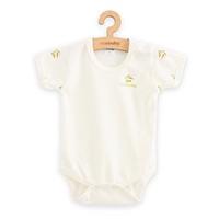 Dojčenské body s krátkym rukávom z organickej bavlny New Baby Olivy