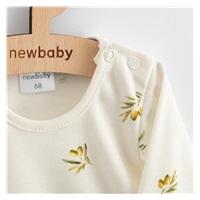 Dojčenské šaty z organickej bavlny s dlhým rukávom New Baby Olivy