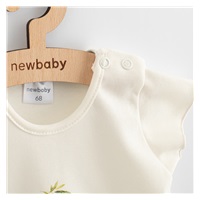 Dojčenské šaty z organickej bavlny s krátkym rukávom New Baby Olivy