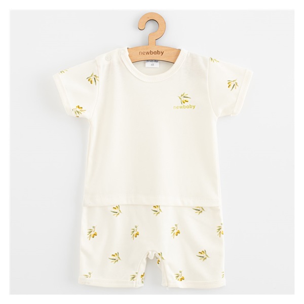Dojčenský letný overal z organickej bavlny New Baby Olivy