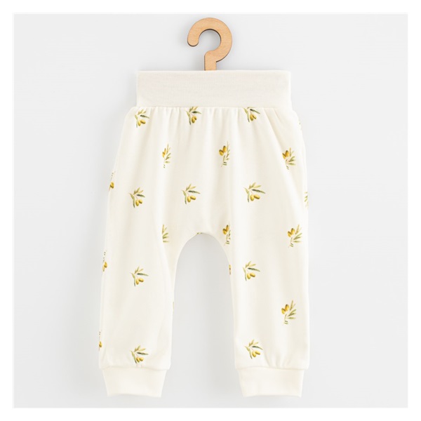 Dojčenské nohavice z organickej bavlny New Baby Olivy