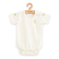 Dojčenské body s krátkym rukávom z organickej bavlny New Baby Olivy