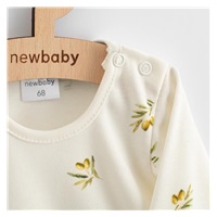 Dojčenské šaty z organickej bavlny s dlhým rukávom New Baby Olivy