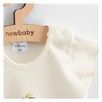 Dojčenské šaty z organickej bavlny s krátkym rukávom New Baby Olivy