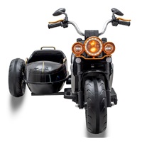 Detská elektrická motorka SideCar Baby Mix čierna