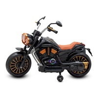 Detská elektrická motorka SideCar Baby Mix čierna