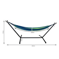 Záhradná hojdacia sieť 200×150 cm so stojanom