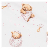 2-dielne posteľné obliečky New Baby Sweet teddy bear 90/120 cm pink