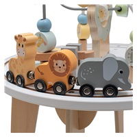 Drevený multifunkčný stolček Montessori Baby Mix