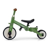 Detská trojkolka 5v1 Milly Mally Optimus Max s vodiacou tyčou green