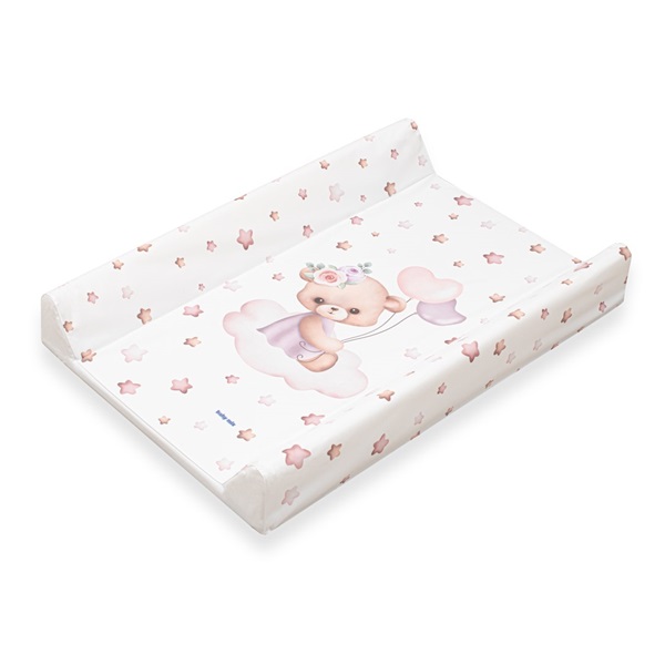 Prebaľovacia podložka Baby Mix Medvedík 47x70cm ružová