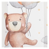 Prebaľovacia podložka Baby Mix Medvedík 47x70cm ružová