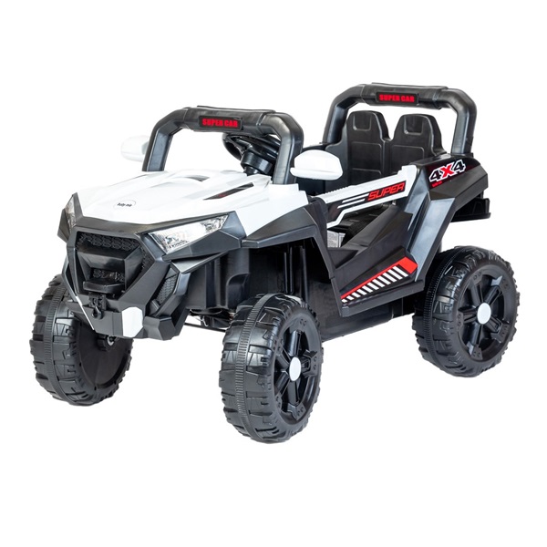 Elektrické autíčko Buggy Baby Mix Space biele (POŠKODENÝ OBAL)