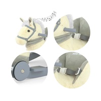 Hojdací koník s melódiou a kolieskami Milly Mally Polly béžový (damaged packaging)