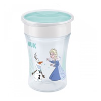 Detský hrnček Mini Magic NUK 360 ° s viečkom Frozen Elsa 230 ml