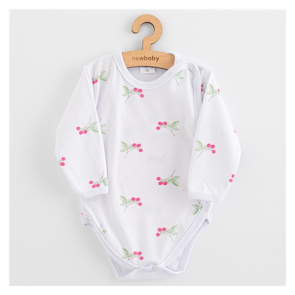 Dojčenské body celorozopínacie New Baby Classic II raspberry