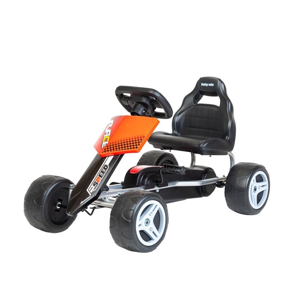 Detská šliapacia motokára Go-kart Baby Mix Speedy červená (Zánovný)