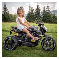 Detská elektrická motorka Baby Mix Calabre čierna (Zánovný)