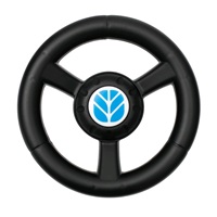 Detské odrážadlo traktor s vlečkou a náradim Baby Mix New Holland žltý  (Zánovný)
