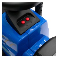Detské odrážadlo traktor s vlečkou a náradim Baby Mix New Holland žltý  (Zánovný)