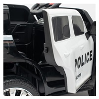 Detské elektrické autíčko Baby Mix Police 4x4 čierne (Poškodený obal)