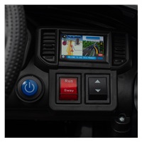 Detské elektrické autíčko Baby Mix Police 4x4 čierne (Poškodený obal)
