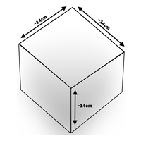 Penové kocky-sada 45 veľkých penových kociek Pyramída uni