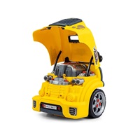 Realistický model prednej časti auta s otváracou kapotou Milly Mally N-GINE yellow