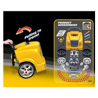 Realistický model prednej časti auta s otváracou kapotou Milly Mally N-GINE yellow