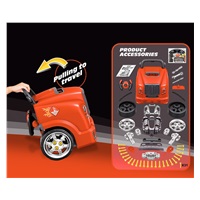 Realistický model prednej časti auta s otváracou kapotou Milly Mally N-GINE red