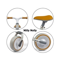 Detské odrážadlo kolo Milly Mally Skippy white