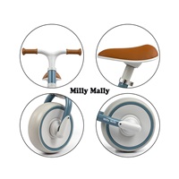Detské odrážadlo kolo Milly Mally Skippy blue