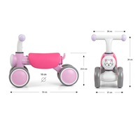 Detské odrážadlo Milly Mally York pink