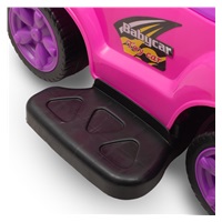 Detské odrážadlo s vodiacou tyčou 3v1 Baby Mix Mega Car ružové (Poškodený obal)