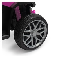 Detské odrážadlo s vodiacou tyčou Baby Mix Mega Prime EVA ružové (Poškodený obal)