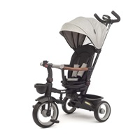 Luxusná detská trojkolka s osvetlením Milly Mally Twinkle grey