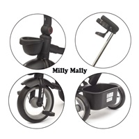 Luxusná detská trojkolka s osvetlením Milly Mally Twinkle grey
