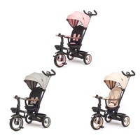 Luxusná detská trojkolka s osvetlením Milly Mally Twinkle grey