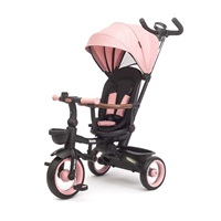 Luxusná detská trojkolka s osvetlením Milly Mally Twinkle pink
