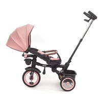 Luxusná detská trojkolka s osvetlením Milly Mally Twinkle pink