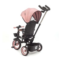 Luxusná detská trojkolka s osvetlením Milly Mally Twinkle pink
