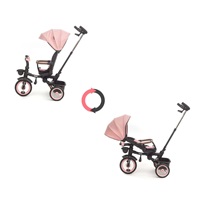 Luxusná detská trojkolka s osvetlením Milly Mally Twinkle pink