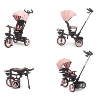 Luxusná detská trojkolka s osvetlením Milly Mally Twinkle pink