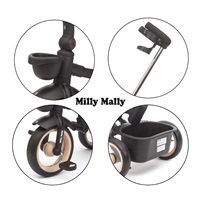Luxusná detská trojkolka s osvetlením Milly Mally Twinkle beige