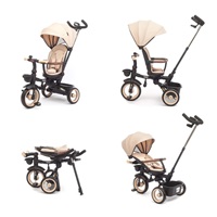 Luxusná detská trojkolka s osvetlením Milly Mally Twinkle beige