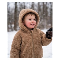 Dojčenská zimná mikinka s kapucňou New Baby Teddy Winter