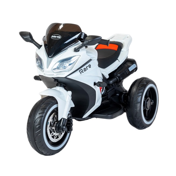 Detská elektrická motorka Baby Mix Rare biela (Poškodený obal)